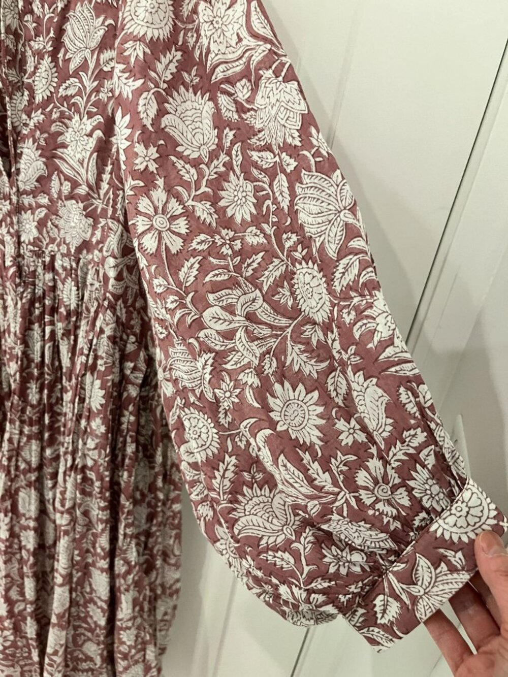 NWOT Daughters of India Kyra Midi Dress - Musk - Size M MEDIUM - Floral Printed - Picture 7 of 10
